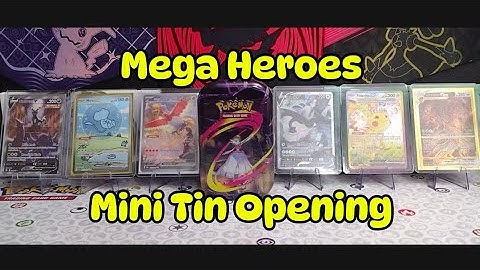 What Will We Get From This New Pokemon Mega Heroes Mini Tin????