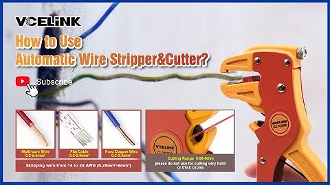 How to Use Automatic Wire Stripper&Cutter? | VCELINK