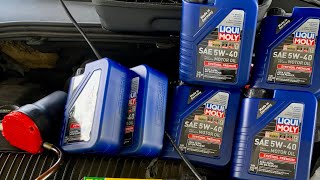 Suction Method Volvo Oil Change 5 cylinder Model.