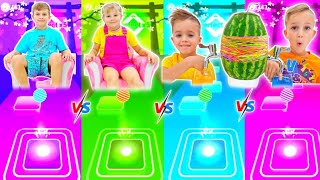 Diana And Roma Vs Vlad And Niki I Tiles Hop EDM Rush screenshot 2