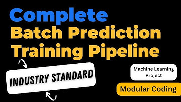 Complete Batch Prediction, Training Pipeline and Web application l Machine Learning l Data Science