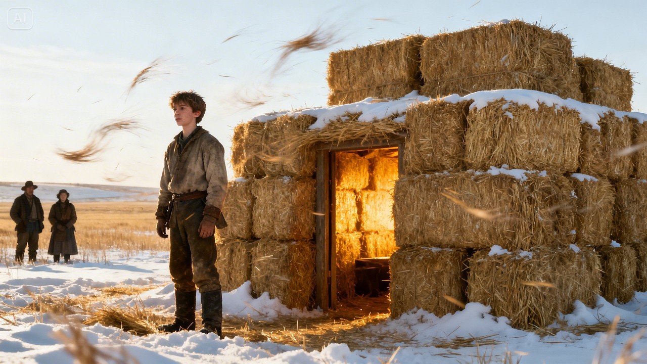 THROWN OUT BEFORE WINTER — HIS $2 STRAW SURVIVAL SHELTER SHOCKED THEM