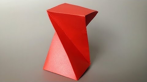 ABC TV | How To Make Twisted Box - Origami Craft Tutorial