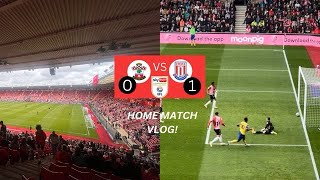 Southampton vs Stoke City Vlog | Disappointing 1-0 Loss 😒