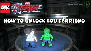 Lego Marvel Avengers - How to Unlock Lou Ferrigno (The Incredible Hulk TV Show)