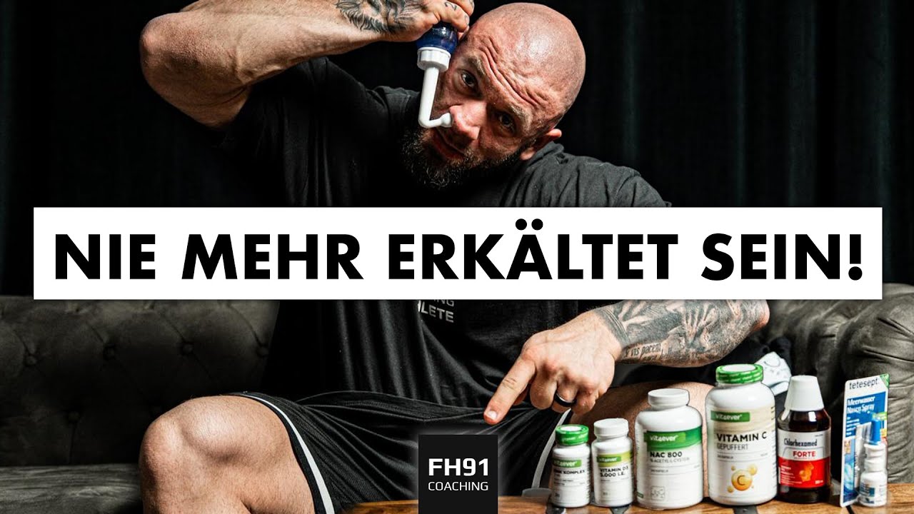 JEDE Erkältung schnell abwehren und nicht mehr KRANK werden!