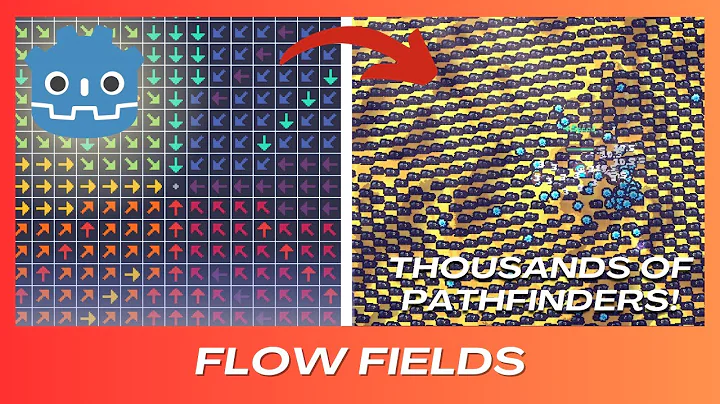 Pathfinding Hordes of Enemies with Flow Fields