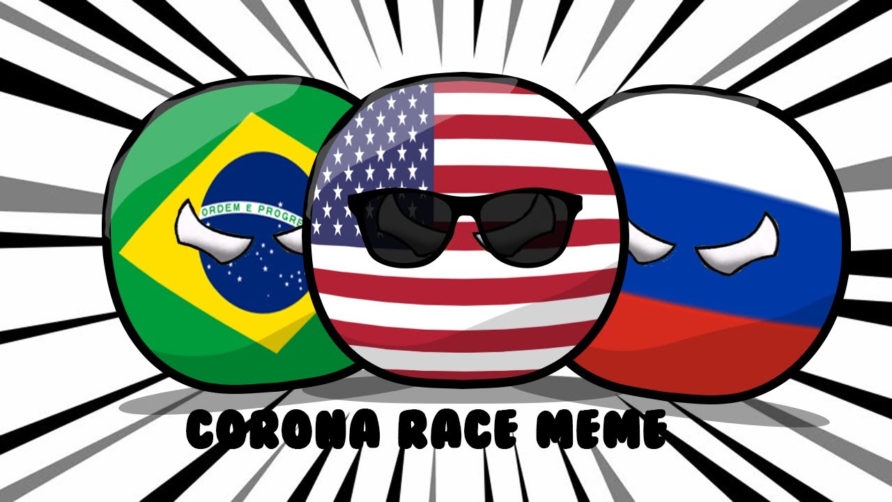 COUNTRYBALLS MINI - Corona Race Meme Extended Version (V2)