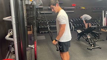 Cable One Arm Rope Pulldown - How To workout | With the WeStrive App