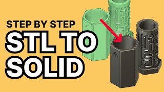 Convert STL Mesh to a Solid Body in Fusion 360 (2023)