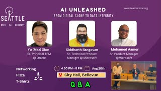 AI Unleashed: From Digital Clone to Data Integrity – A Deep Dive into the Future, Q & A