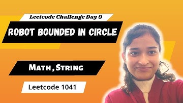 Robot Bounded In Circle 🔥| Leetcode 1041 | Math | String