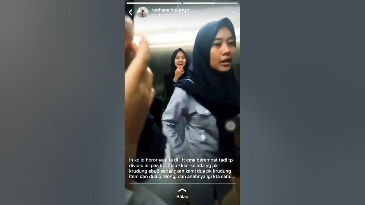 Penampakan cewe berkerudung abu" di lift kampus 4 UAD! Keliatan jelas banget!!