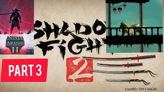 shadow fight 2 ninja arashi part 3 shogun katana and daisho weapon screenshot 4