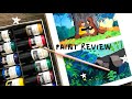 Liquitex Acrylic Gouache Review + Studio Ghibli Pom Poco Painting (weird movie?) #paintwithme