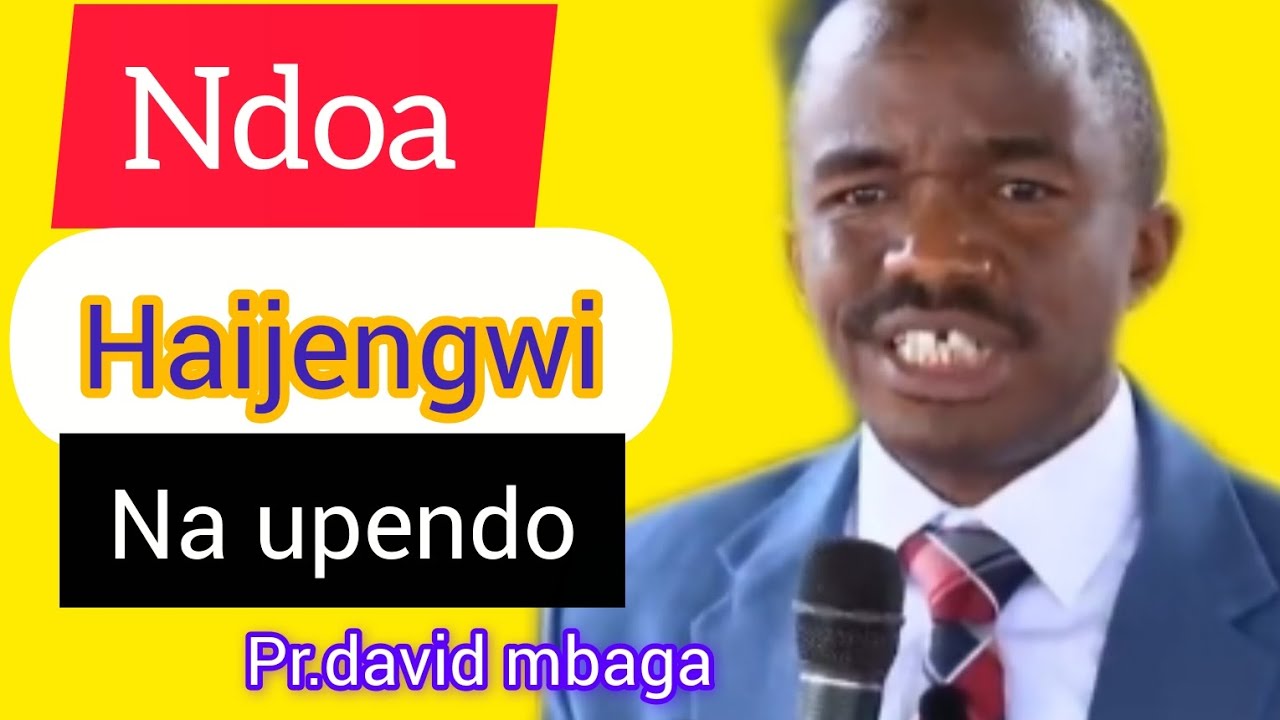 Wachungaji Hawasemi Hili Wazi! Ndoa Hujengwa na Vitu 2||pr.david mbaga#hekima #ndoa #love