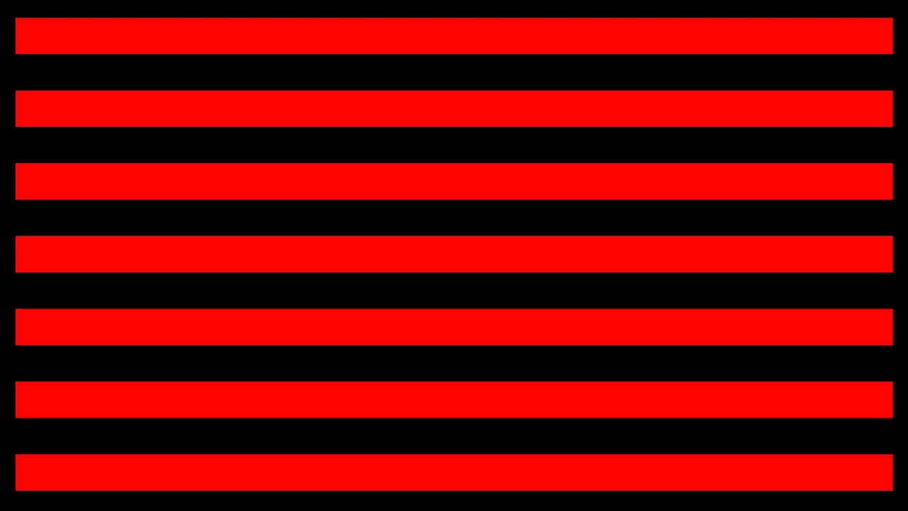 red and black horizontal stripes