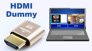 HDMI Dummy o Emulador de pantalla externa