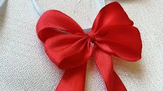 Lentdən İkili bantik - ribbon butterfly handmade