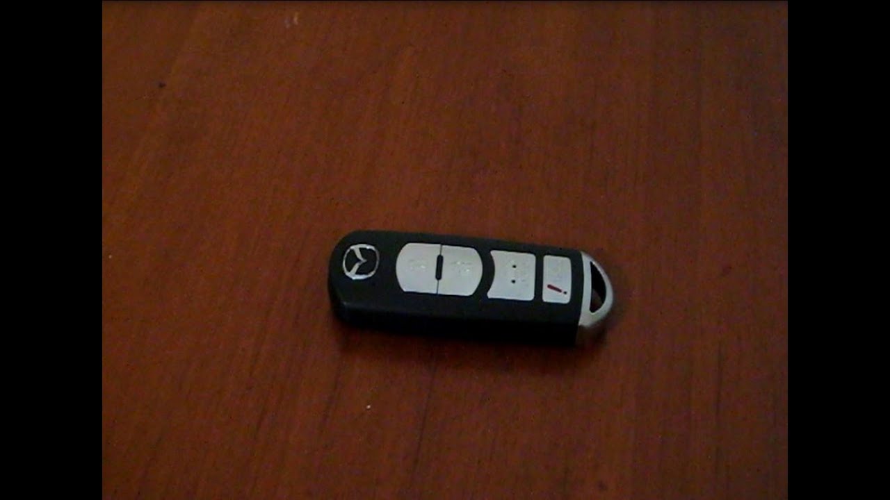 How To : Mazda 3 key fob battery replacement - YouTube