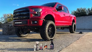 How I Wash My Lifted Truck! SIMPLE and SPOTLESS | Vlogmas Day 1