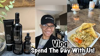 VLOG | DITL | SPEND THE DAY WITH ME | COOK WITH ME | NIGHT TIME SKINCARE ROUTINE