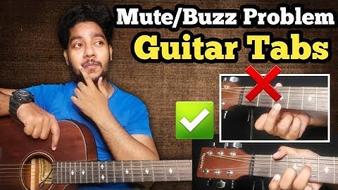 How To Fix Buzz And Mute Problem In Your Guitar | Guitar Tabs Mute & Buzz Problem By AAB