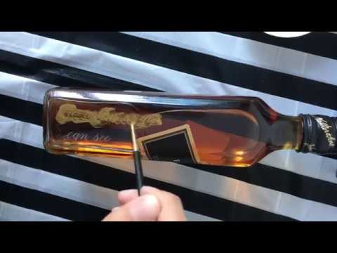 HOW TO APPLY RUB N BUFF TO ETCHED GLASS 