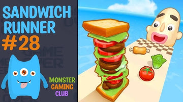 Sandwich Runner ✅ #28 ​Gameplay | All Levels - Walktrough (IOS, Android)
