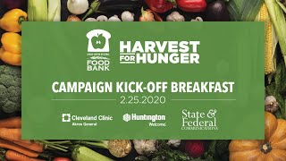 2020 Harvest for Hunger Campaign Kick-off Breakfast