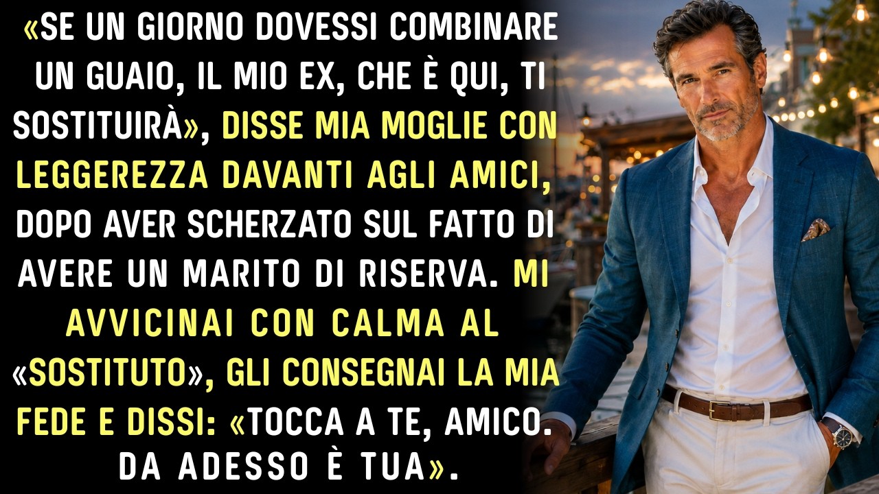 Mentre tutti ridevano alla battuta di mia moglie, ho sentito il peso di 19 anni di matrimonio cadere in una frase. “Se Wilder dovesse combinare un guaio, Beckett è già qui pronto a sostituirlo”,...