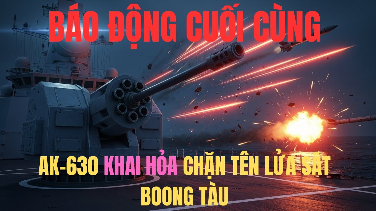 Bên Trong Khẩu AK-630: Hệ Thống Phòng Thủ Tầm Gần Điều Khiển Bằng Radar