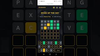 Binance Pay WOTD : 6 letters part 2