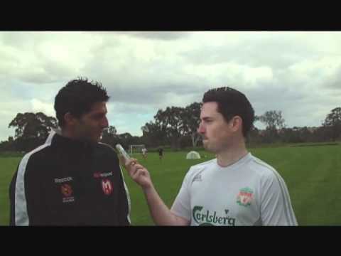Interview by Red & White Unite media man Lachlan with Melbourne Heart FC captain and defensive superstar, Simon Colosimo. Captain Colosimo discusses the ramifications of our disappointing away loss to Brisbane Roar, how he's going with his minor neck strain, his rotating defensive partnerships and the enormous upcoming derby against Melbourne Victory. Is he afraid that Kevin Muscat will try to break his kneecaps before the match begins? Simon answers that question and more! Recorded at Melbourne Heart FC training facilities, La Trobe University. Apologies about the windy audio quality. Make sure you get down to Red & White Unite's EPIC pre-match event for the upcoming Melbourne Derby - more details found at www.redwhiteunite.com For more club news, blogs, podcasts and an awesome supporters community, visit www.redwhiteunite.com