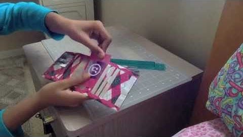 How to make a duct tape tri-fold wallet!