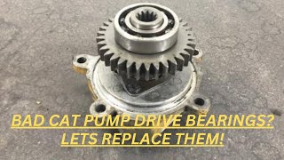 Cat accessory pump drive rebuild for 3406E and c15