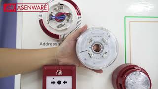 How To Use Our AW-FP300 Fire Alarm System Strobe Sounder Base