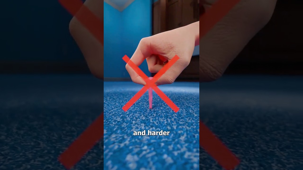 How To Remove Gum From Carpet😮@MrBeast