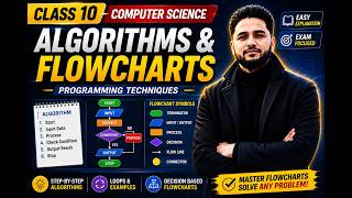 Algorithms & Flowcharts Explained | Class 10 Computer Science | Programming Techniques