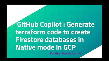 GitHub Copilot: Generate terraform code to create Firestore databases in Native mode in GCP