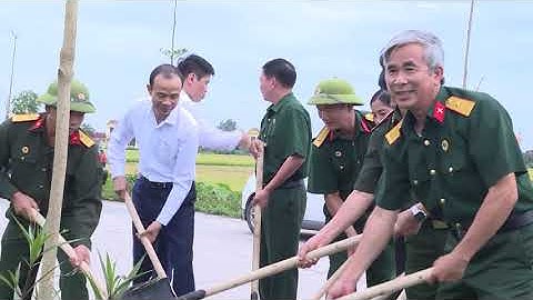 Huyện Ân Thi phát động trồng cây