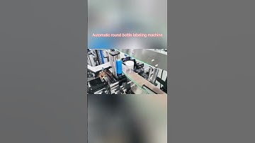 Satisfying Tech Automatic Round Bottle Labeling Machine With GMP Compliance #LabelingMachine #label