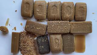 картинка: Tar soap cubes 🟫 dry tar soap 🟫 cutting tar soap cubes 🟫 дегтярное мыло 🟫 дегтярные кубики 🟫