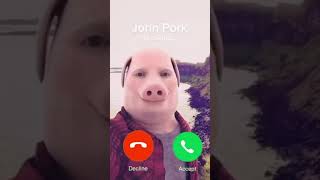 John Pork Is Calling... #Meme #Shorts #Johnpork