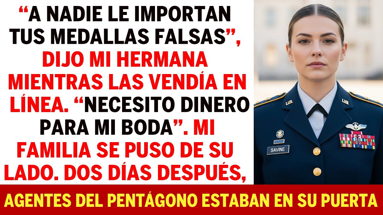 Yo Creí Que Mis Medallas No Valían Nada, Hasta Que El Pentágono Llegó A La Puerta De Mi Hermana.