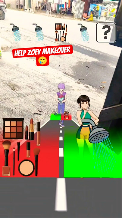 Help Zoey Makeover 🥲 #tiktokgaming #kpopdemonhunters #jhalaksoni #prisma3d