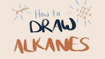 How to draw alkanes - step by step tutorial