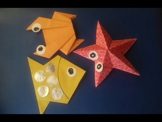 Sea Creatures - Origami Craft Kit 7+
