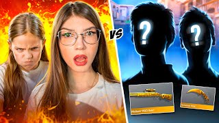 ДУЭЛЬ НА МАЛЛАРД ПРО ГОЛД С АГРОШКОЛЬНИЦЕЙ ПРОТИВ БОГАЧЕЙ STANDOFF2😱