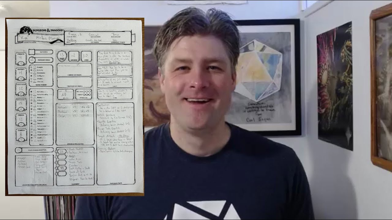How I Create a Character for Dungeons and Dragons - YouTube